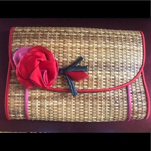 Gorgeous Rodo Straw Clutch